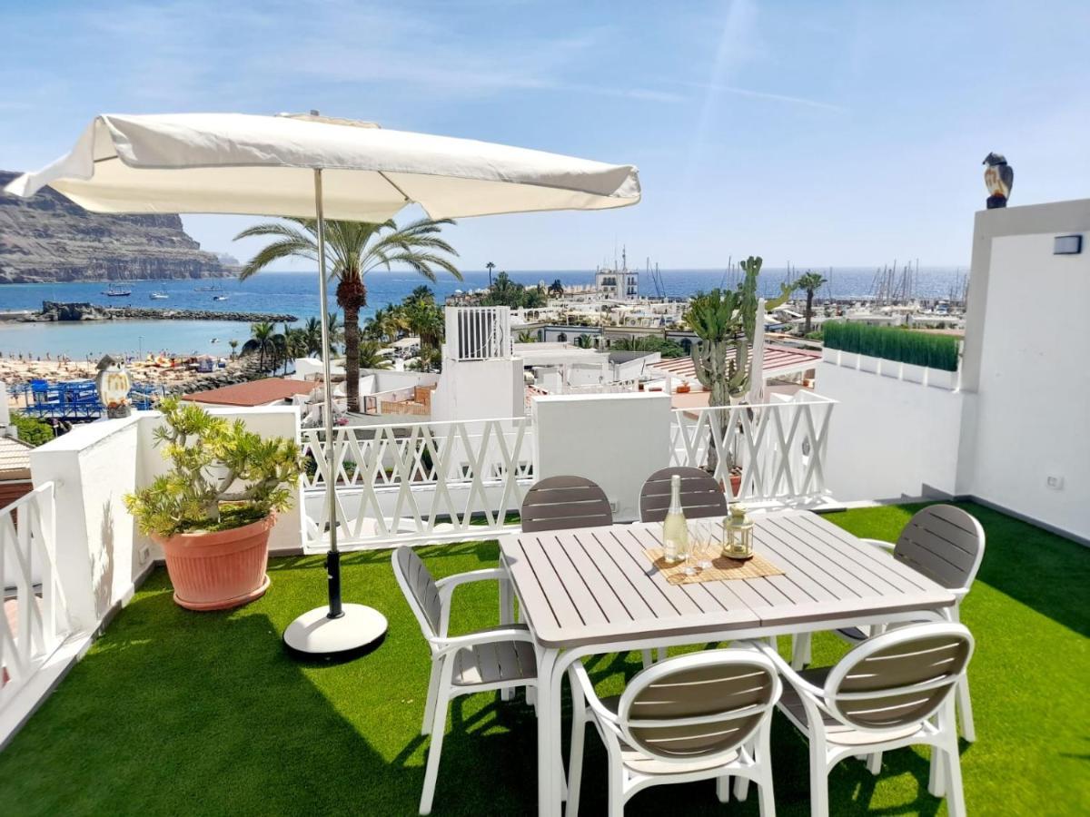 푸에르토 데 모간 Malibu Mogan Casa Vintage - Amazing Sea/Harbour View 빌라 외부 사진